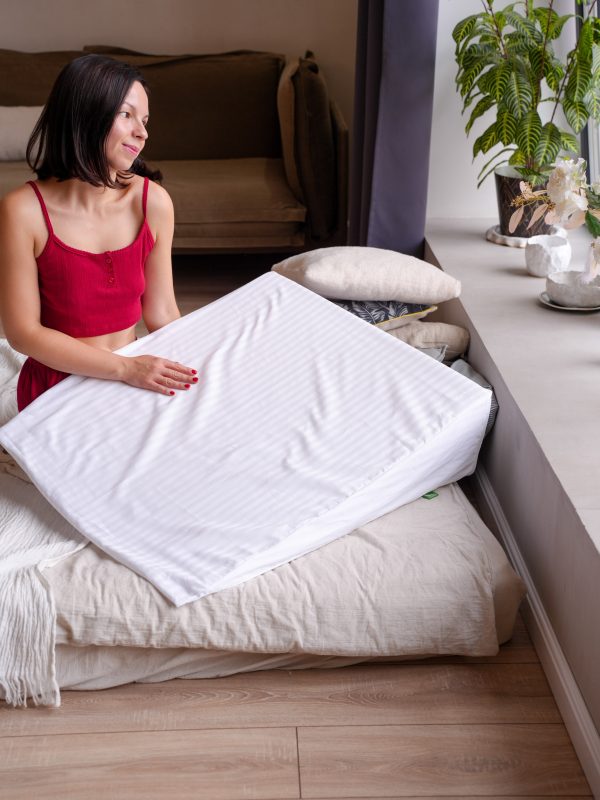 Наволочка для клиновидной подушки из хлопка (выберите размер подушки)